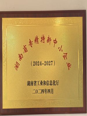 湖南省專精特新中小企業